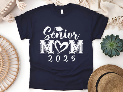 Proud Mom of a 2025 Senior Graduate Shirt, Class of 2025 Mom Tee, Graduation Gift for Mom, Senior Mom Shirt, High School Grad Tee