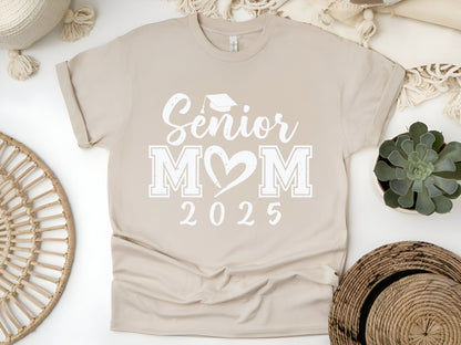 Proud Mom of a 2025 Senior Graduate Shirt, Class of 2025 Mom Tee, Graduation Gift for Mom, Senior Mom Shirt, High School Grad Tee