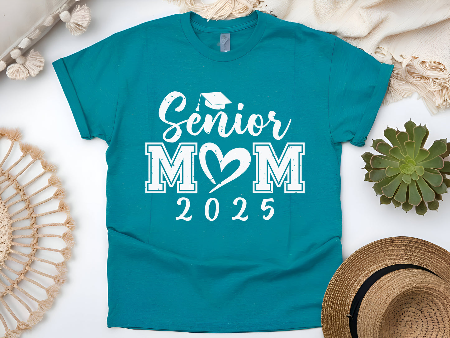 Proud Mom of a 2025 Senior Graduate Shirt, Class of 2025 Mom Tee, Graduation Gift for Mom, Senior Mom Shirt, High School Grad Tee