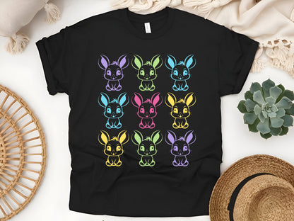 Easter Day Funny Eggs T-Shirt, Plaid Leopard Bunny Easter Shirt, Cute Spring Holiday Tee for Women and Kids, Easter Egg Hunt Outfit Gift