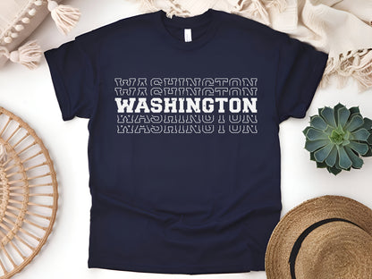 Washington T-Shirt – Classic City Name Tee – Stylish Washington State or D.C. Shirt