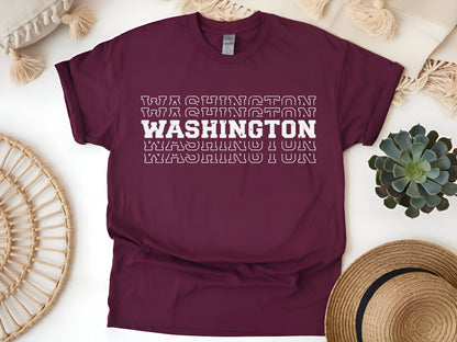 Washington T-Shirt – Classic City Name Tee – Stylish Washington State or D.C. Shirt