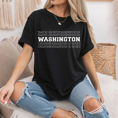 Washington T-Shirt – Classic City Name Tee – Stylish Washington State or D.C. Shirt