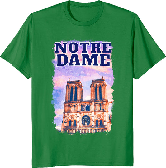 Unisex Notre Dame Vintage City Graphic Tee – Retro Style