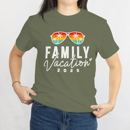 Family 2025 Vibes Unisex Tee - Reunion & Vacation Matching Shirt