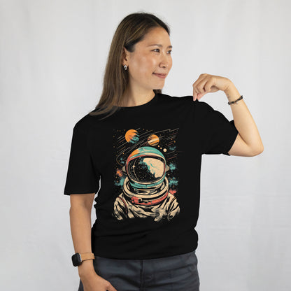 Astronaut in Space T-Shirt – Cosmic Sci-Fi Space Lover Tee – Galaxy Explorer Gift – Printed in USA