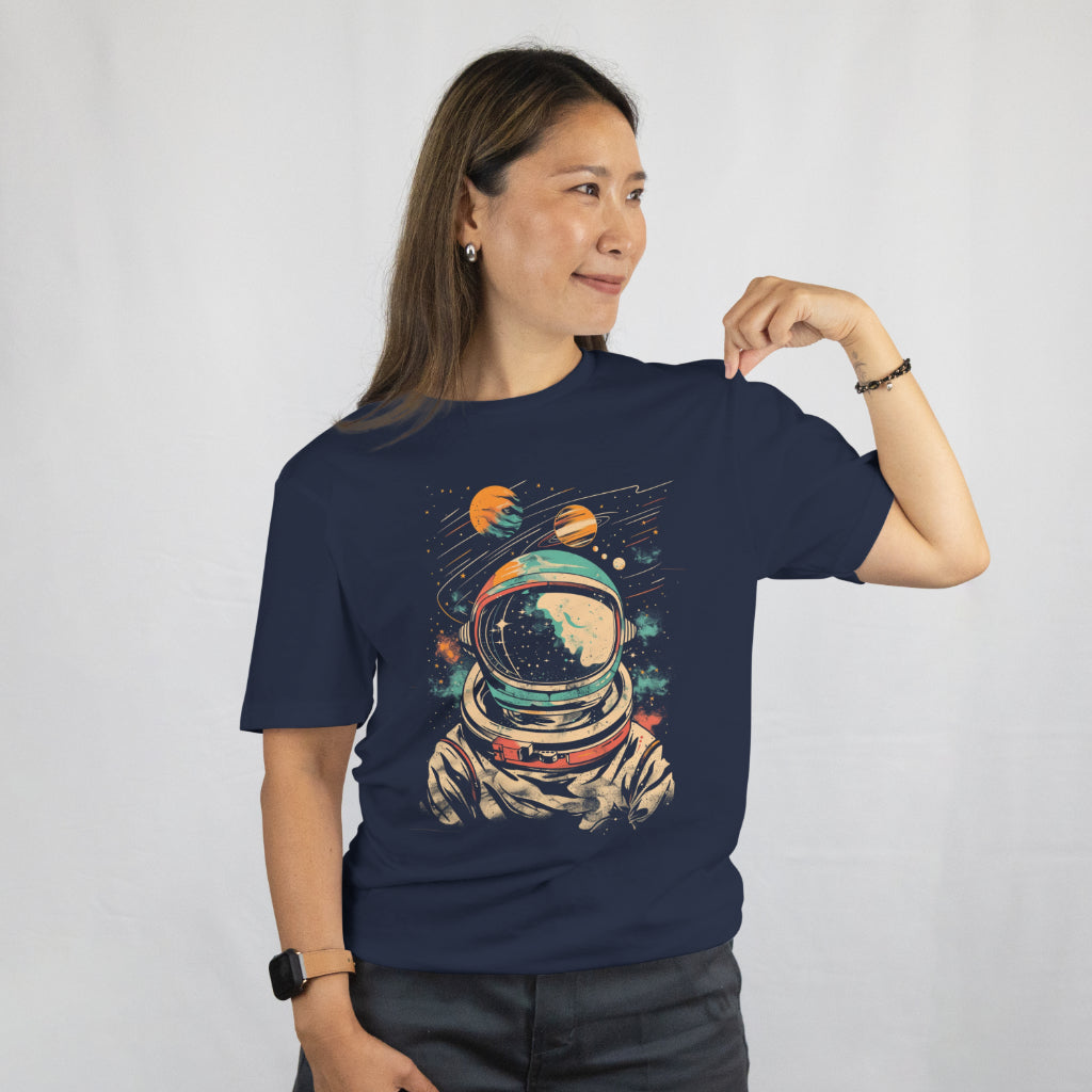 Astronaut in Space T-Shirt – Cosmic Sci-Fi Space Lover Tee – Galaxy Explorer Gift – Printed in USA