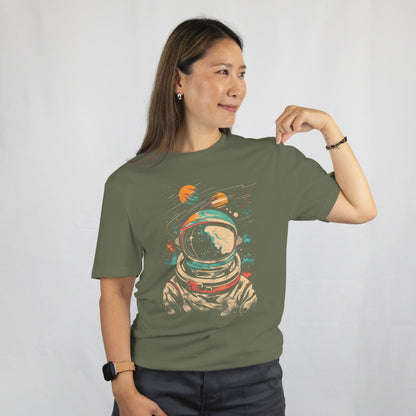 Astronaut in Space T-Shirt – Cosmic Sci-Fi Space Lover Tee – Galaxy Explorer Gift – Printed in USA