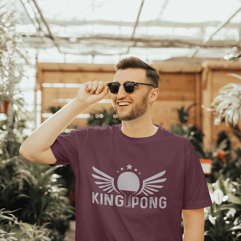 King Pong – Funny Table Tennis Ping Pong LoverUnisex TShirt