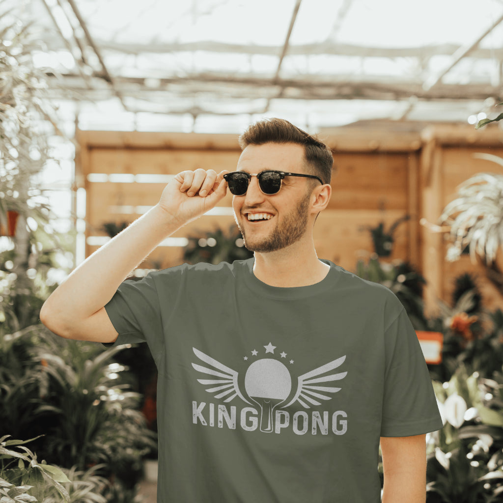 King Pong – Funny Table Tennis Ping Pong LoverUnisex TShirt