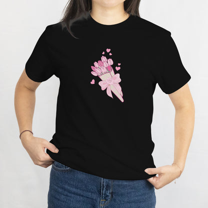 Tulips Flower Unisex Tee - Florist Gift & Garden Lover T-Shirt