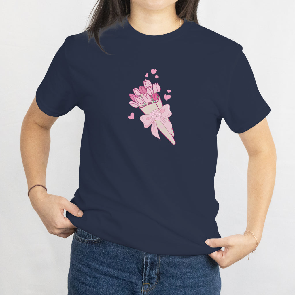 Tulips Flower Unisex Tee - Florist Gift & Garden Lover T-Shirt