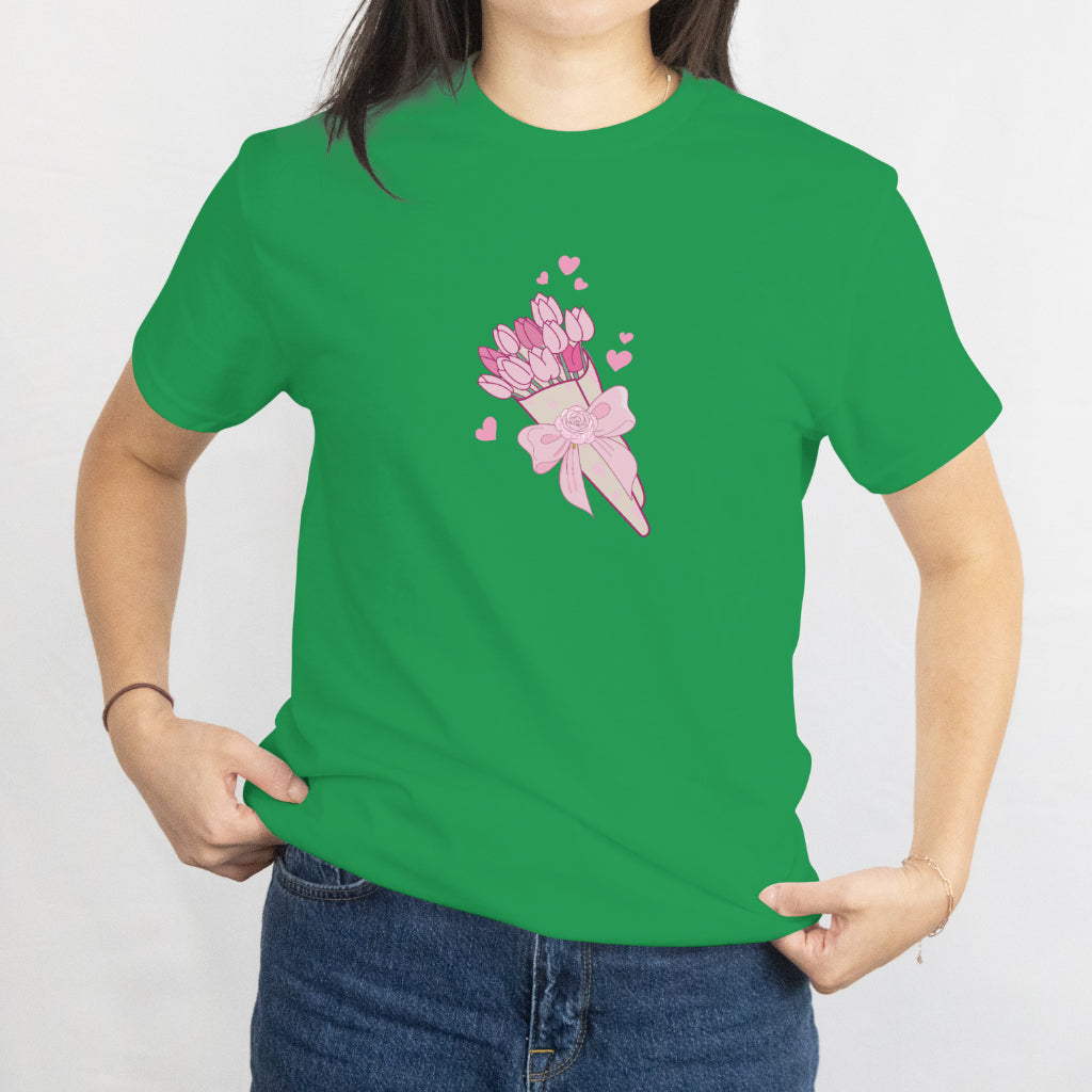 Tulips Flower Unisex Tee - Florist Gift & Garden Lover T-Shirt