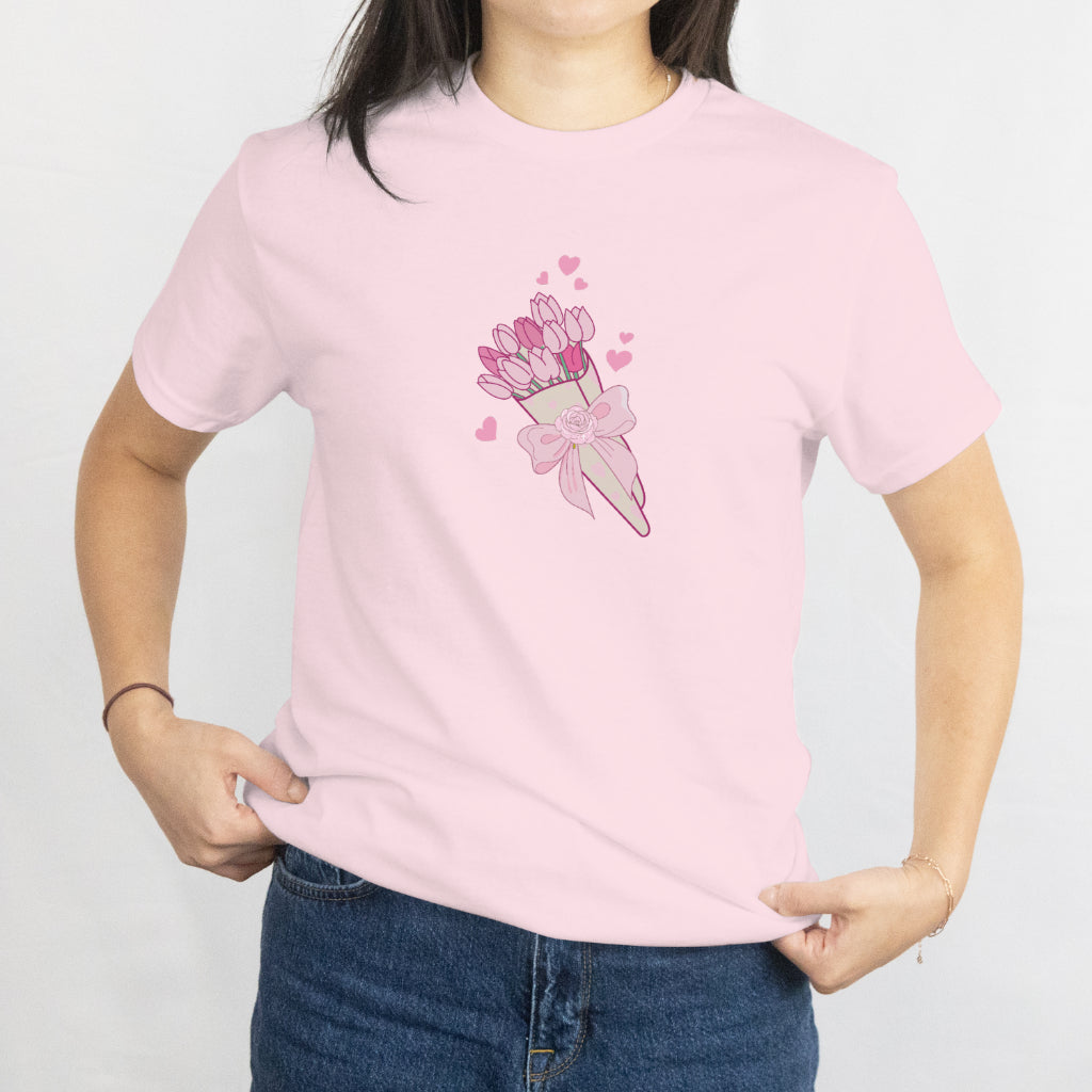 Tulips Flower Unisex Tee - Florist Gift & Garden Lover T-Shirt