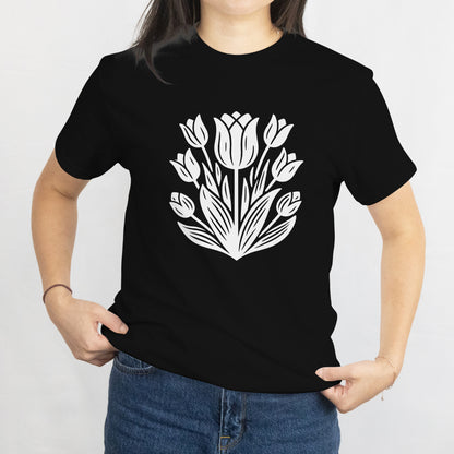 May Birthday Tulip Unisex Tee - Spring Flowers Plant Mom Gift T-Shirt