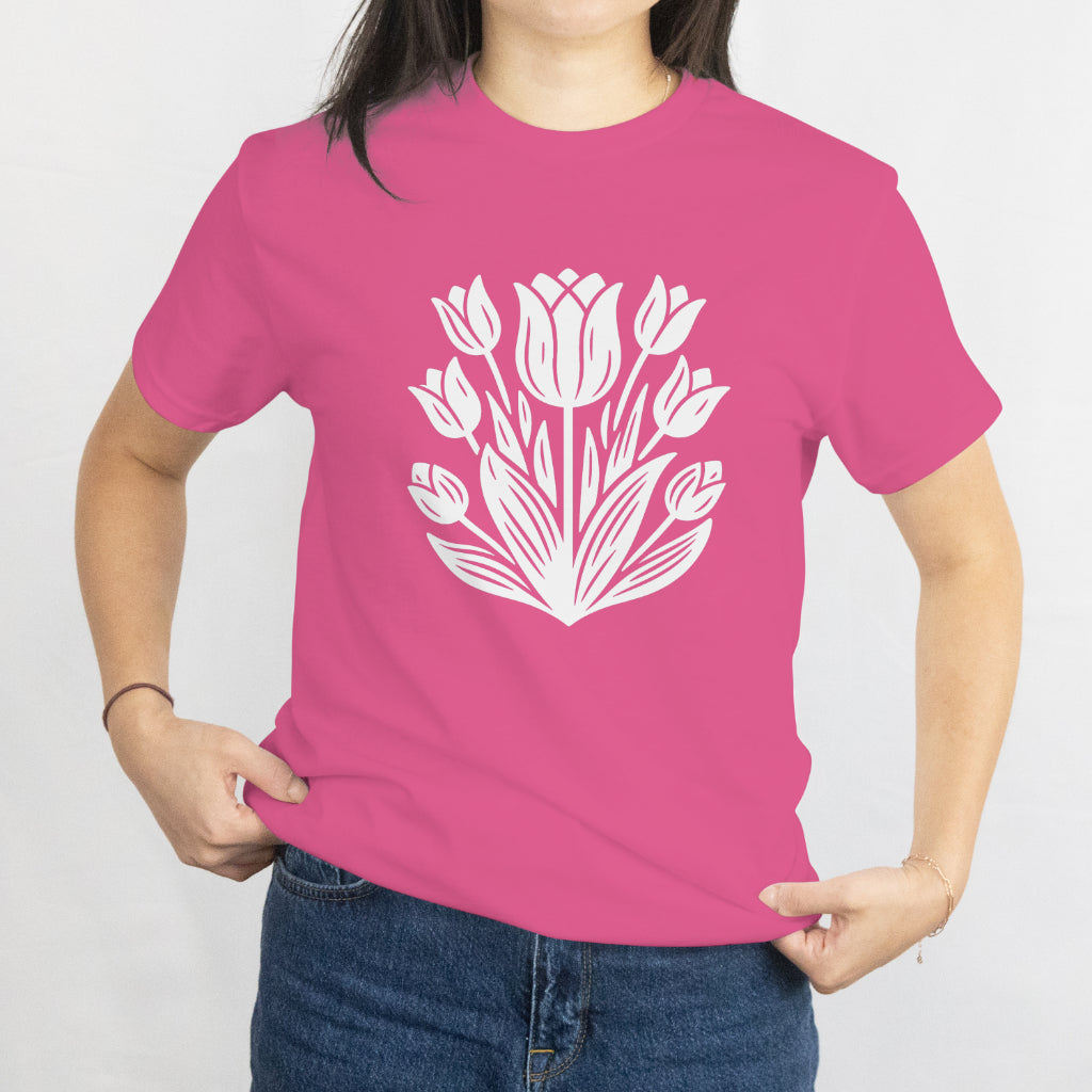 May Birthday Tulip Unisex Tee - Spring Flowers Plant Mom Gift T-Shirt