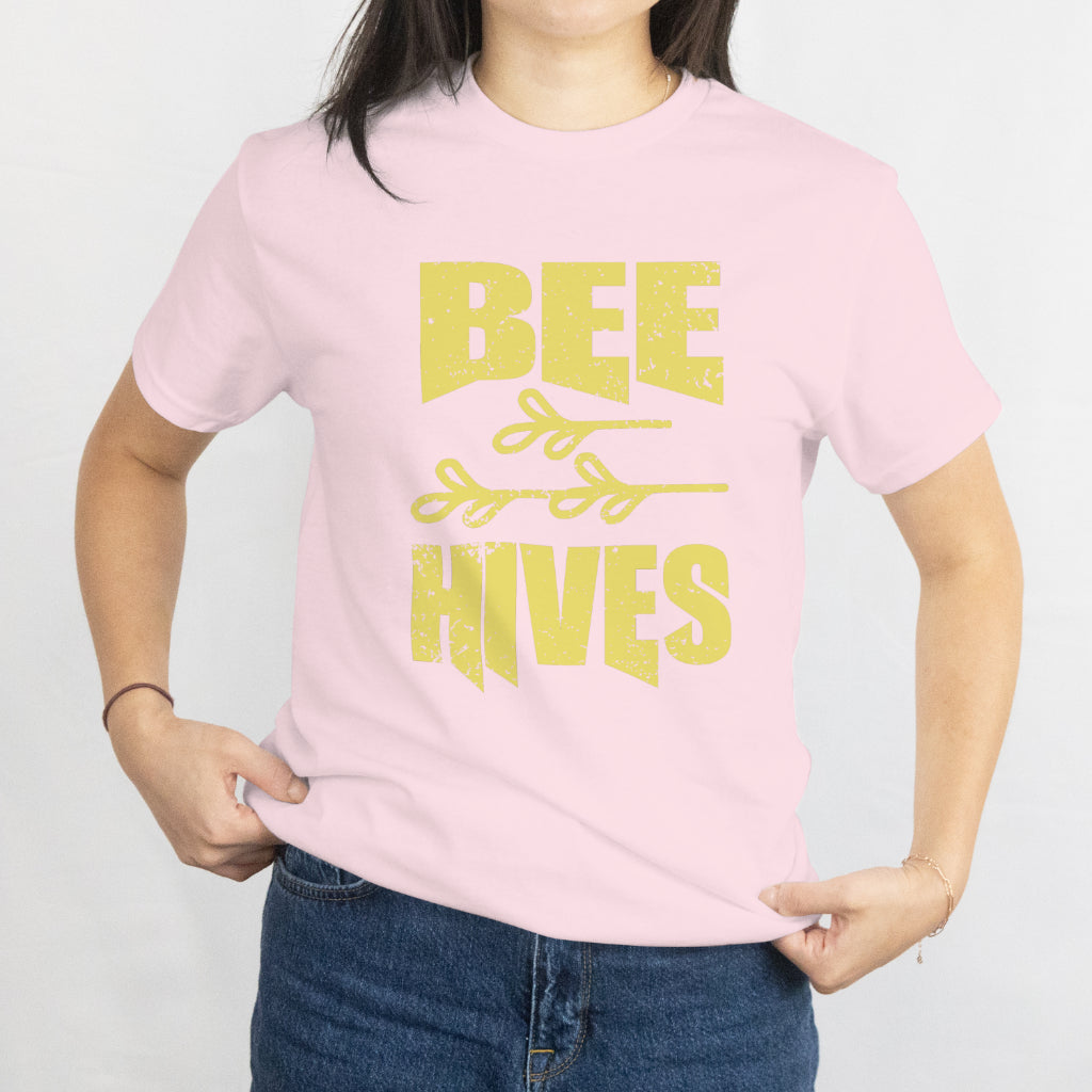 Be Hives Unisex Tee - Cute Bee & Honeycomb Beekeeping T-Shirt