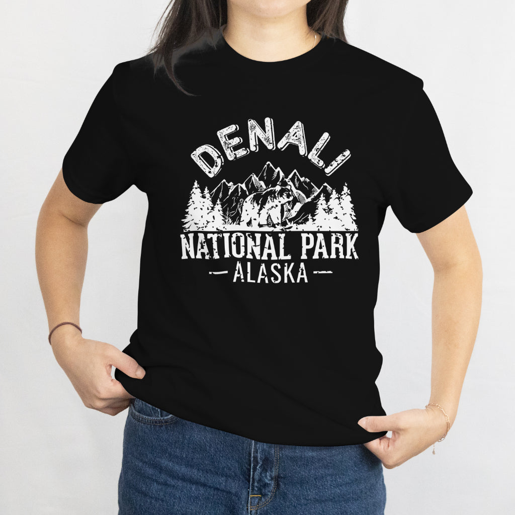 Denali National Park Unisex Tee - Alaska Adventure T-Shirt