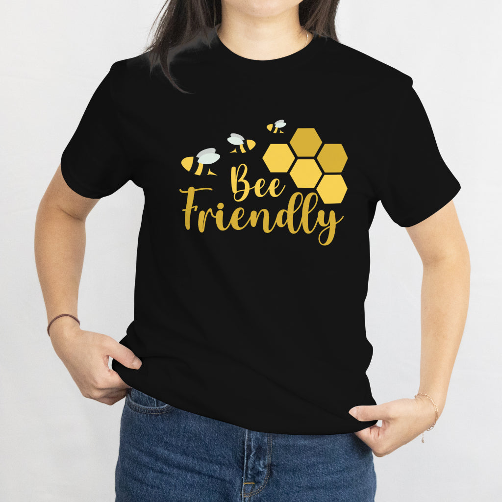 Bee Friendly Unisex Tee - Save the Bees & Nature Lover T-Shirt