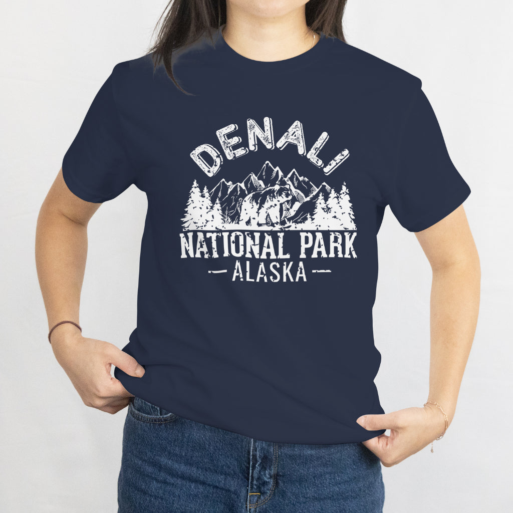 Denali National Park Unisex Tee - Alaska Adventure T-Shirt