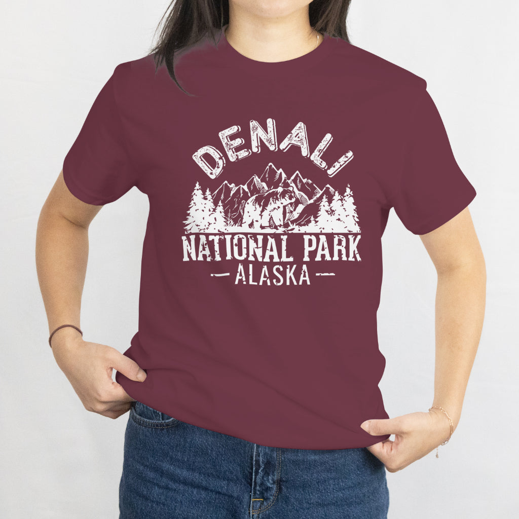 Denali National Park Unisex Tee - Alaska Adventure T-Shirt