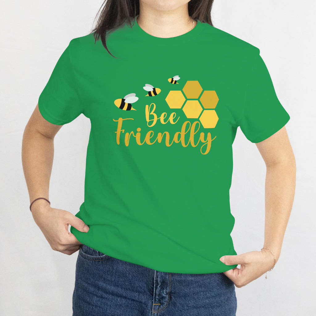 Bee Friendly Unisex Tee - Save the Bees & Nature Lover T-Shirt