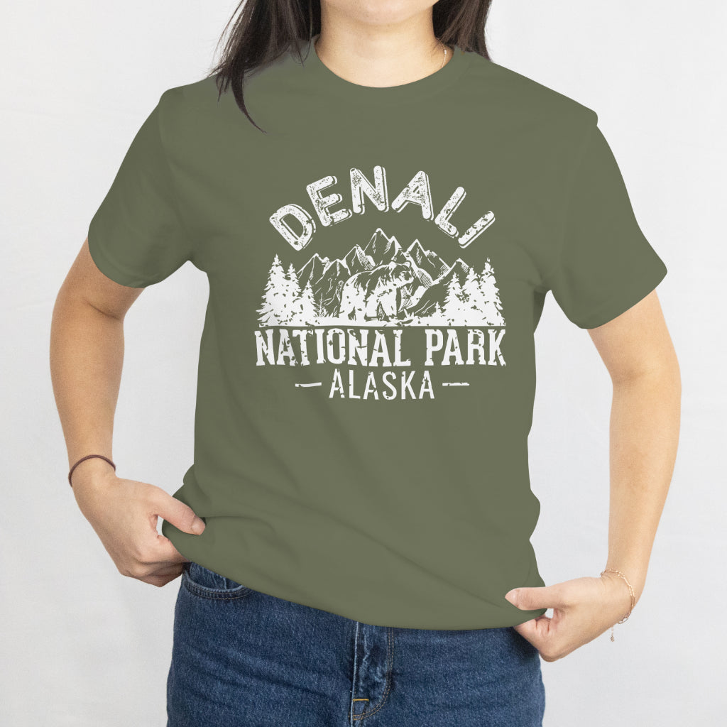 Denali National Park Unisex Tee - Alaska Adventure T-Shirt