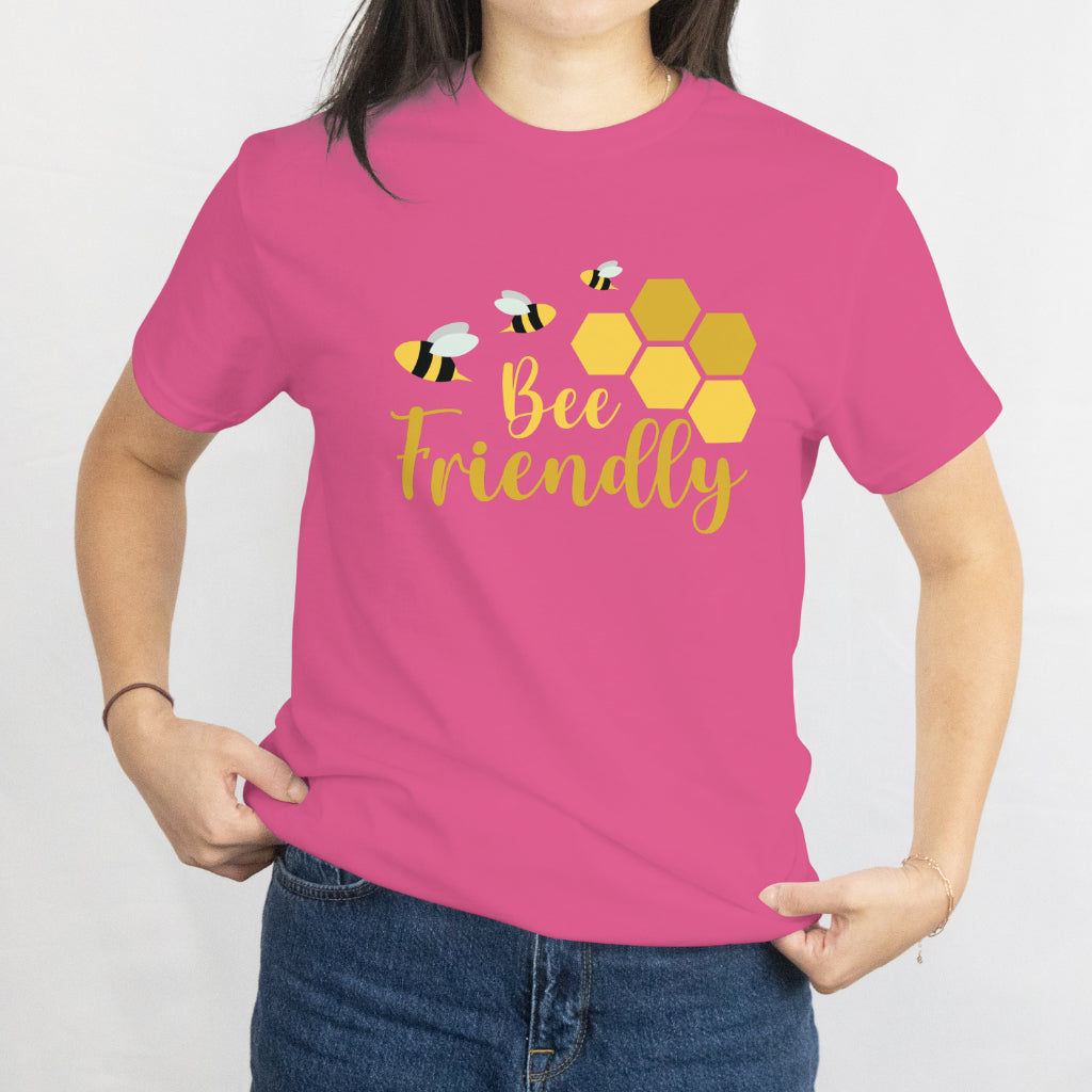 Bee Friendly Unisex Tee - Save the Bees & Nature Lover T-Shirt