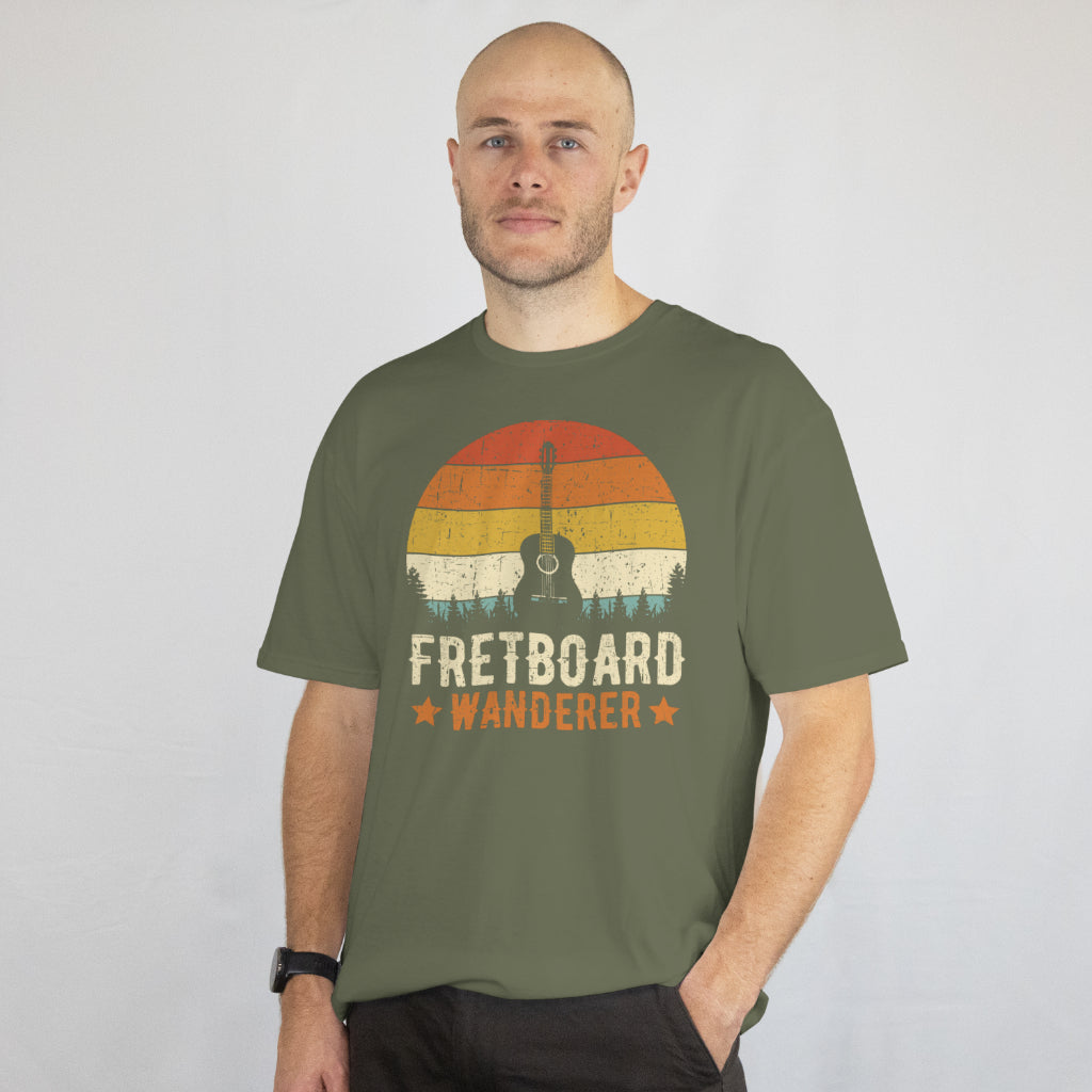 Fretboard Wanderer Guitar T-Shirt - Musician Unisex Tee - Guitar Lover Gift - Printed in USA