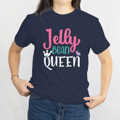 Jelly Bean Queen T-Shirt - Cute Easter Candy Lover Tee, Spring Sweet Treat Shirt, Printed in USA