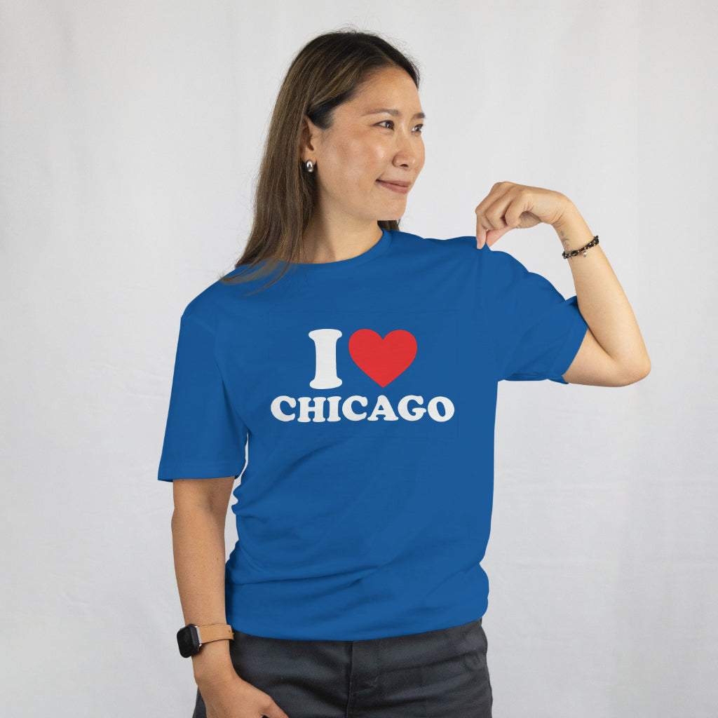 I Love Chicago Unisex Tee - Printed in USA