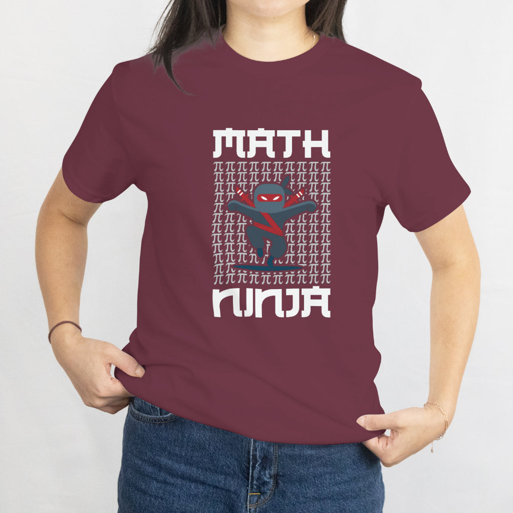 Math Teacher-Skinite Unisex Tee - Math Ninja Shirt - Funny Math Teacher Gift