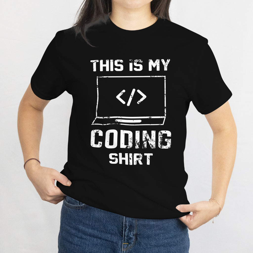 This Is My Coding Shirt Unisex Tee - Funny Programmer Gift