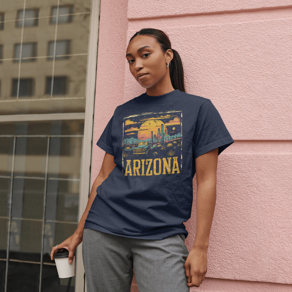 Vintage Cactus Arizona T-Shirt – Desert Aesthetic Southwest Retro Tee