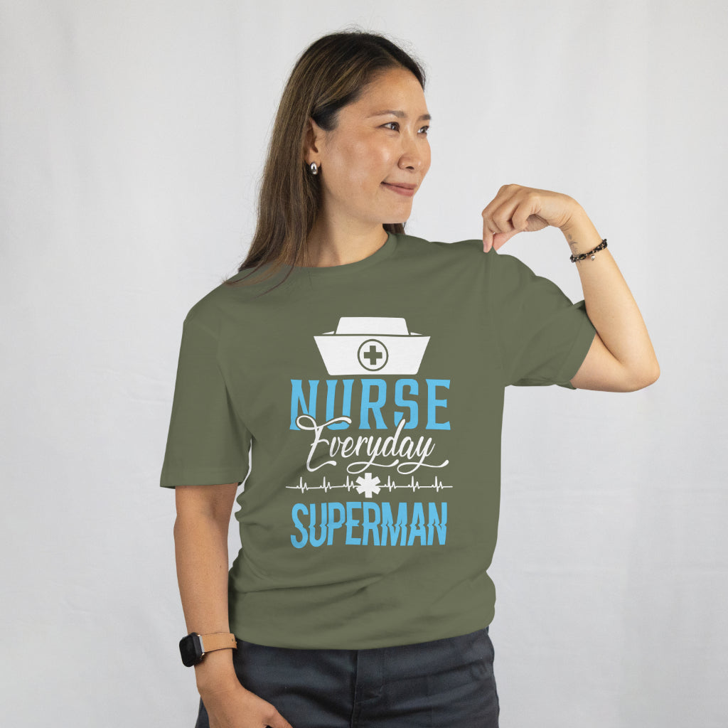 Nurse Everyday Superman Tee - Funny Nursing Shirt - Hero Nurse Appreciation Gift