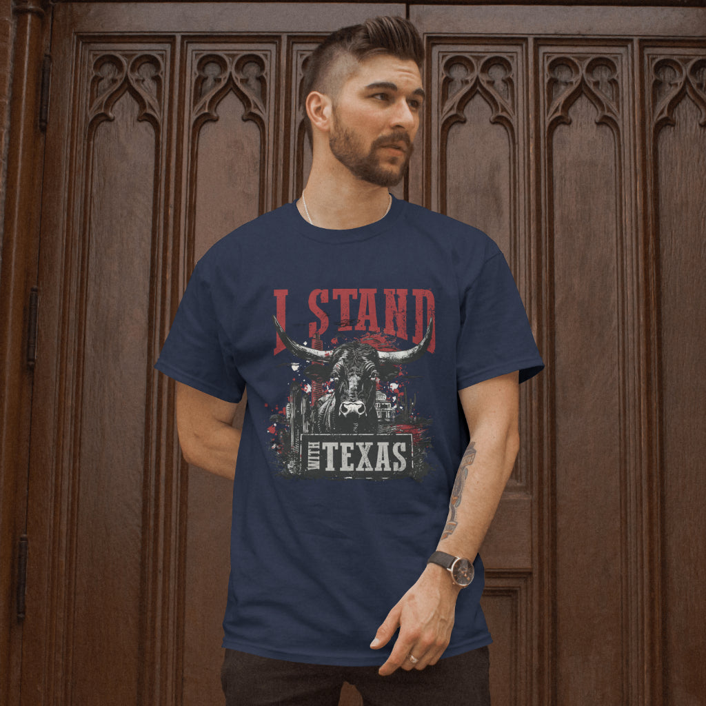 I Stand with Texas Unisex Tee – Texas Longhorn Western Shirt