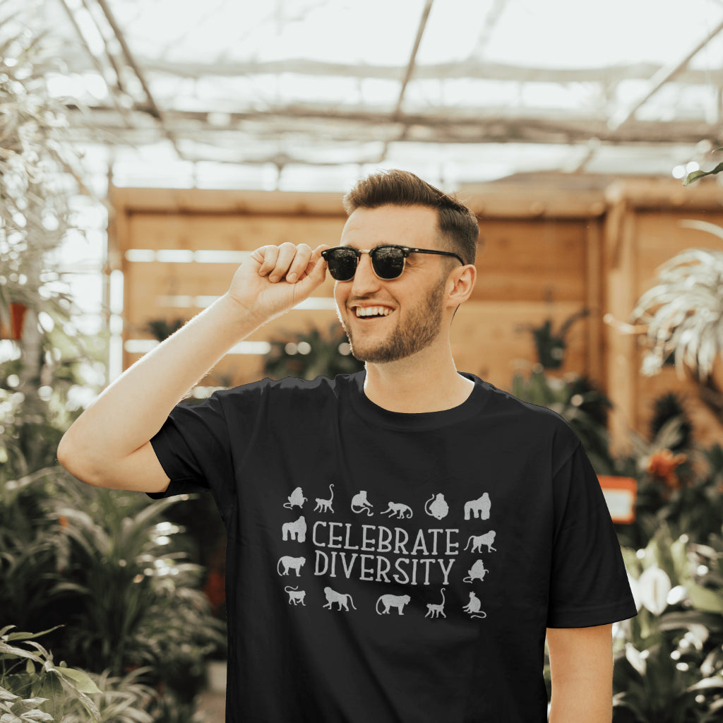 Celebrate Diversity Unisex Tee – Wild Animals Nature Lover Kids Shirt