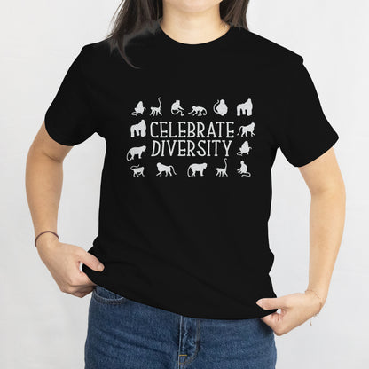 Celebrate Diversity Unisex Tee – Wild Animals Nature Lover Kids Shirt