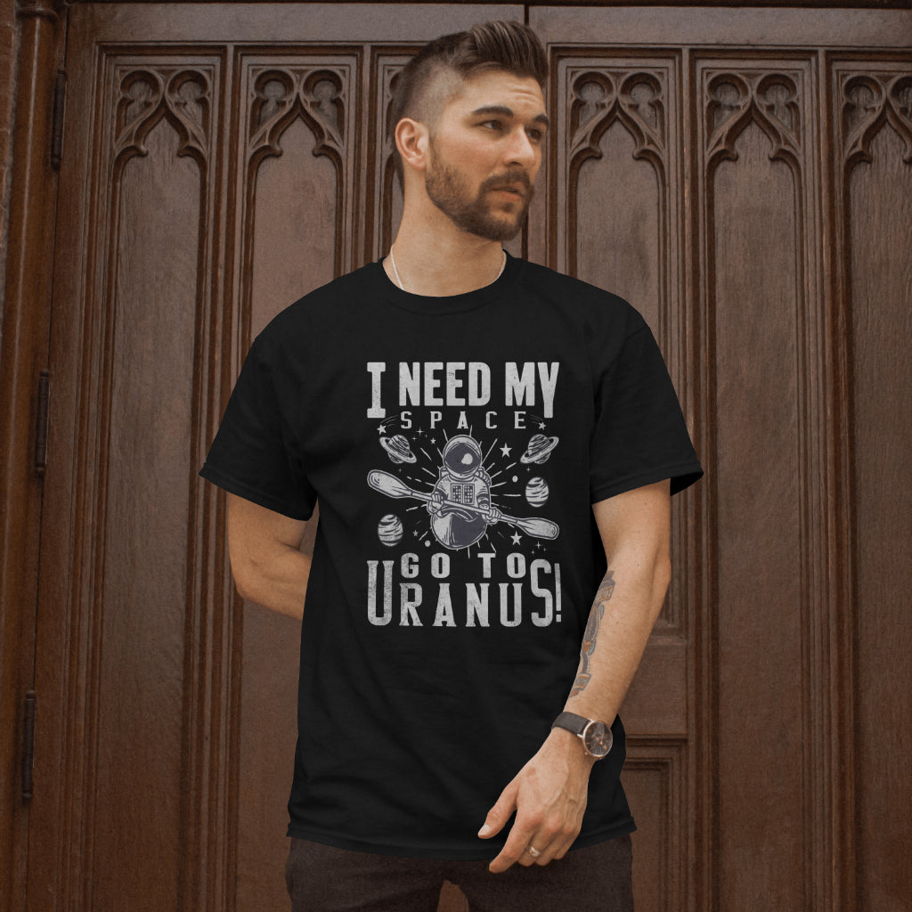 I Need My Space T-Shirt – Funny Astronaut Galaxy Tee – Cool Outer Space Lover Gift – Printed in USA