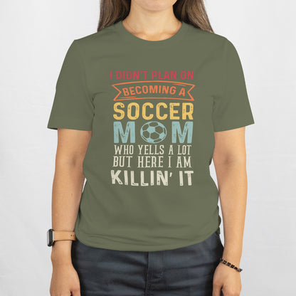 Soccer Mom Shirt – Funny Loud Mom Tee, Game Day Gift, Proud Soccer Parent Shirt