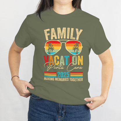 Family 2025 Vibes Unisex Tee - Reunion & Vacation Matching Shirt