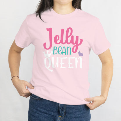 Jelly Bean Queen T-Shirt - Cute Easter Candy Lover Tee, Spring Sweet Treat Shirt, Printed in USA