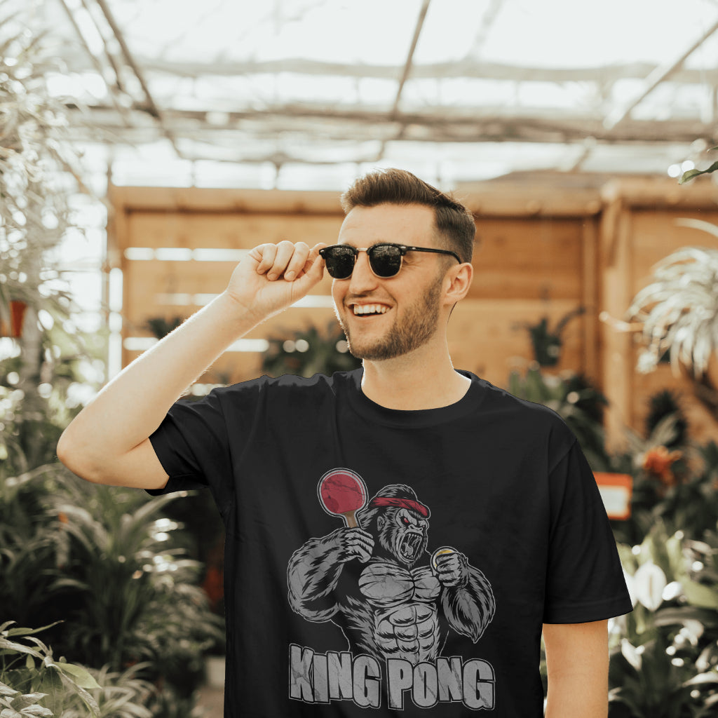 King Pong Unisex Tee – Funny Table Tennis Lover & Ping Pong Player Shirt