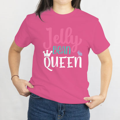 Jelly Bean Queen T-Shirt - Cute Easter Candy Lover Tee, Spring Sweet Treat Shirt, Printed in USA