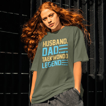 Husband. Dad. Taekwondo Legend – Martial Arts Father's T-Shirt