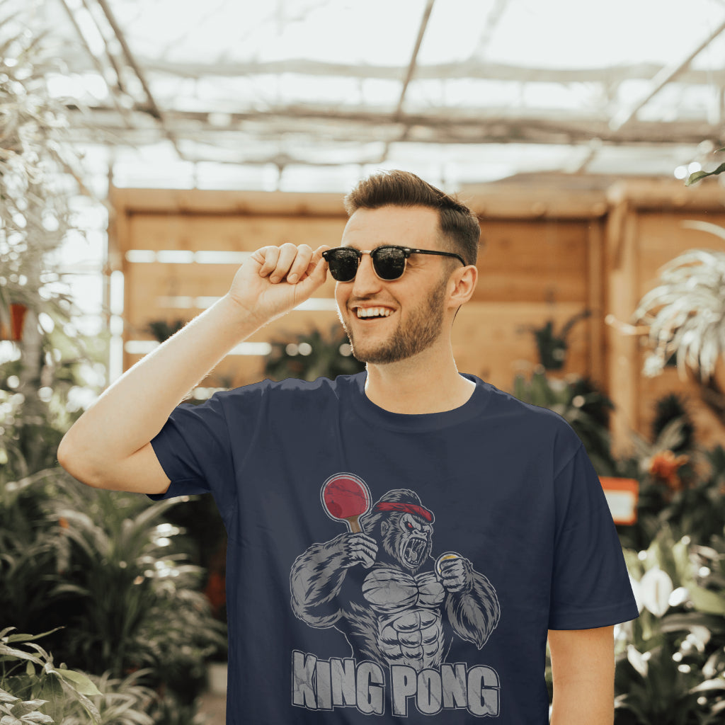 King Pong Unisex Tee – Funny Table Tennis Lover & Ping Pong Player Shirt